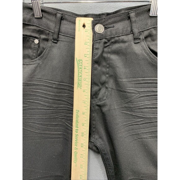 Reset Denim Light Weight Jeans Men's Size 34X32 Black Whiskering - Picture 6 of 16